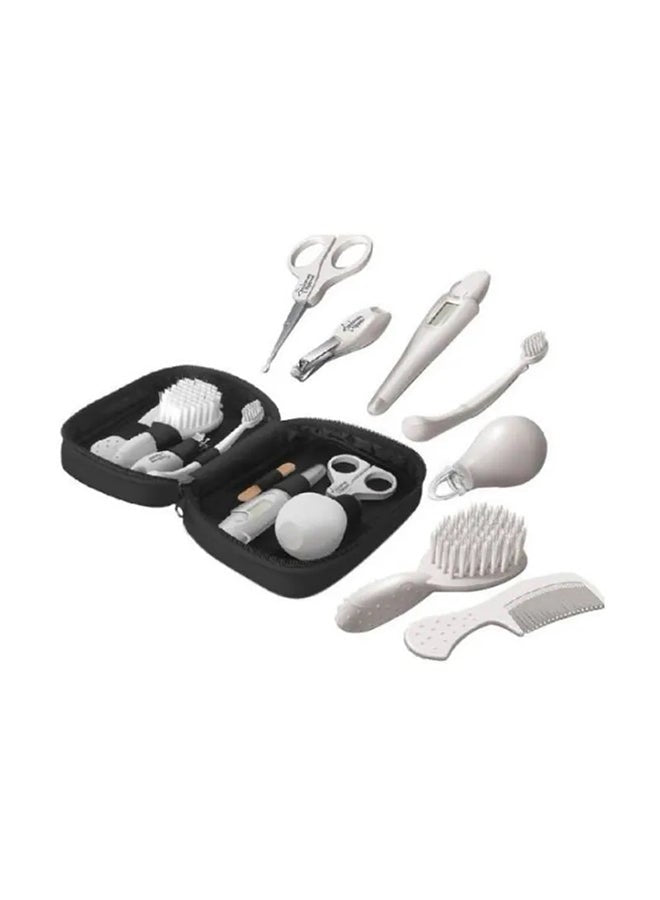 Tommee Tippee Pack Of 9 Closer To Nature Healthcare and Grooming Kit, Suitable For Little Baby, White